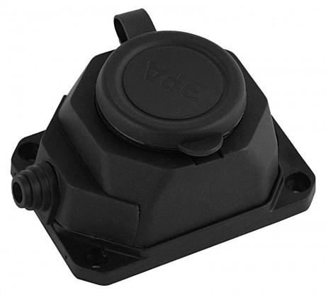 Колодка 1-я с землей каучук К-1е-В 16А IP44 ЭРА