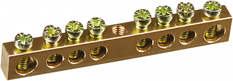 Нулевая шина №8/1 (6х9) без изолятора