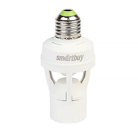 Датчик движения ИК в патрон Е27 60Вт 6м 360град IP20 Smartbuy