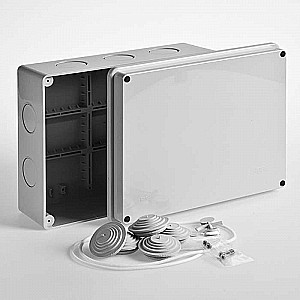 Коробка распаячная ОП 240х195х90мм 10вводов IP55 Тусо Ruvinil