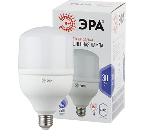 Лампа LED 30вт Е27 6500К T100 POWER (20) ЭРА